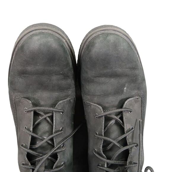 Timberland Shoes Womens 8.5 Boots Fashion Block Heel Lace Up Leather Waterproof - Picture 11 of 15